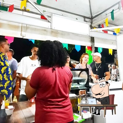 O interior do Mana Doce Sabor