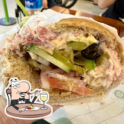 Comida em Subway