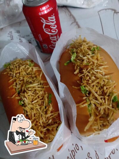 Comida em Hot Dog Do Santa