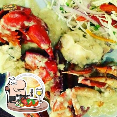Order various seafood meals available at Cafe Sussegado Souza