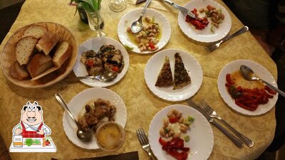 Platti al Trattoria la lucciola cucina tipica siciliana