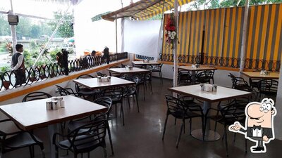 The interior of Murali Pure Veg