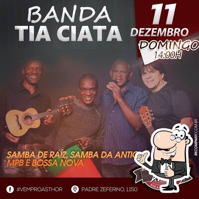 A publicidade mostra informações sobre o Asthor Bar & Petiscaria