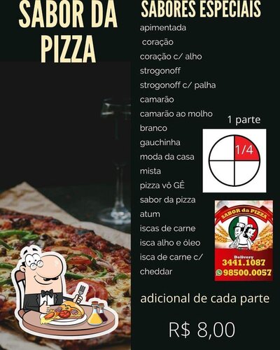 No Sabor Da Pizza Delivery, você pode desfrutar de pizza