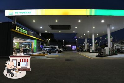 O exterior do Posto Petrobras