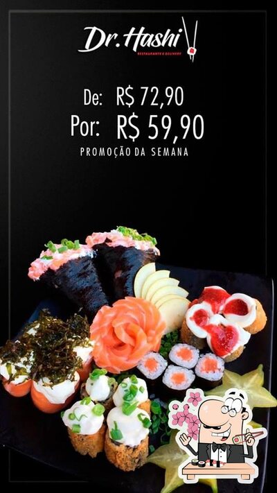 Sushi é um famoso prato originário do Japão