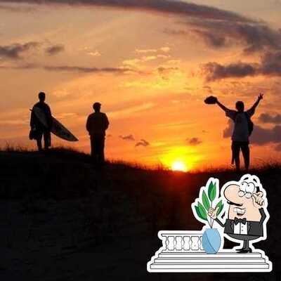 Você pode espairecer no exterior Sunset temakeria