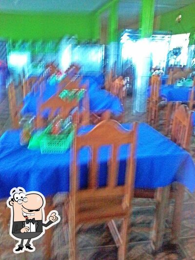 O interior do Churrascaria da Glória