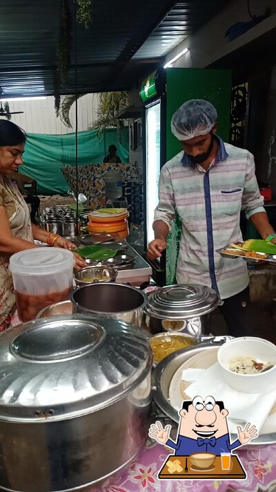 Meals at Andhra bhojanam & pulaos