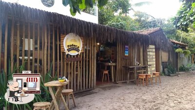 Você pode espairecer no exterior Padoca Caraiva