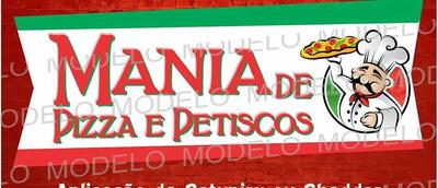 O Mania de Pizza tem seu próprio representação gráfica