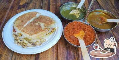Food at Dr. B's Theplas and Dhoklas