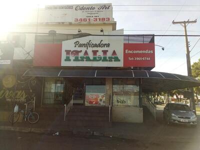 A publicidade apresenta informações sobre o Panificadora Itália