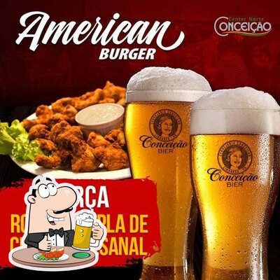 American Burger Linhares ES serve uma variedade de cervejas