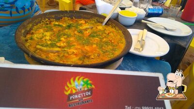 Comida em Restaurante Le Poretton