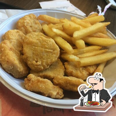 Comida em Burger King