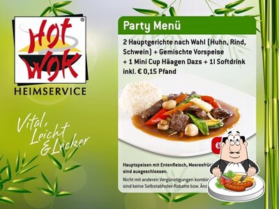 Nourriture à Hot Wok