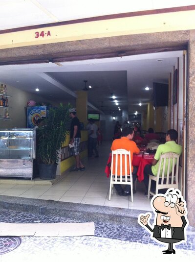 O interior do Minas Grill