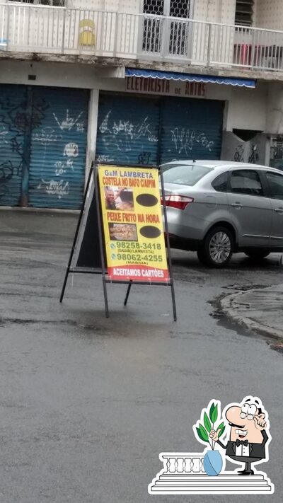 Veja a área externa do Bar do Juca
