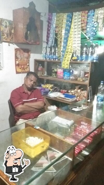 The interior of Gaurav Restaurant Sakoli