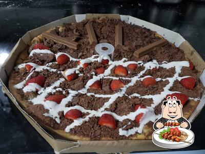 Platos en M&W pizzaria