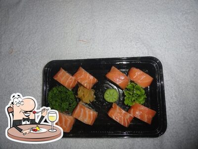 Comida em Sushi já