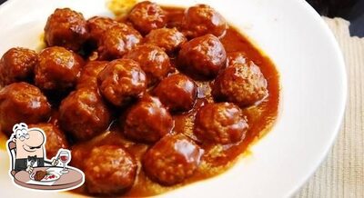 Há uma escolha de pratos para os amantes da carne