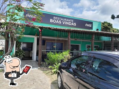 O exterior do Restaurante Boas vindas