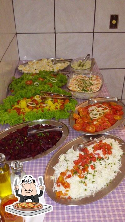 Consiga pizza no Restaurante e Lanchonete Monte Rei