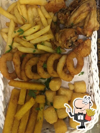 Você pode conseguir batatas fritas como acompanhamento ou lanche