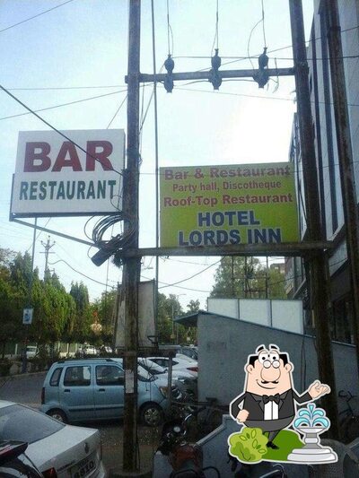 Enjoy the view at the outside area of The Great Blue - Hotel Lords Inn