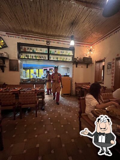 The interior of Dhaba