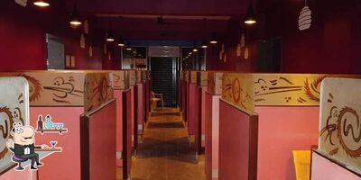 The interior of Navrang Bar and Restaurant