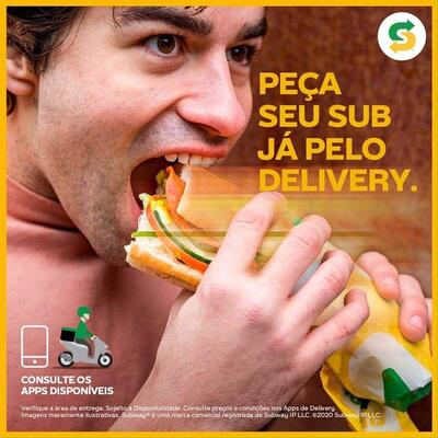 Aqui está a publicidade do Subway União da Vitória e Havan Porto União