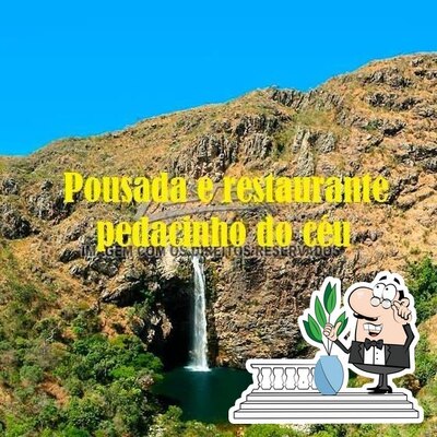 O exterior do Pousada e restaurante pedacinho do ceu
