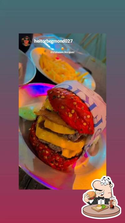 Consiga um hambúrguer no Stalones Burguer