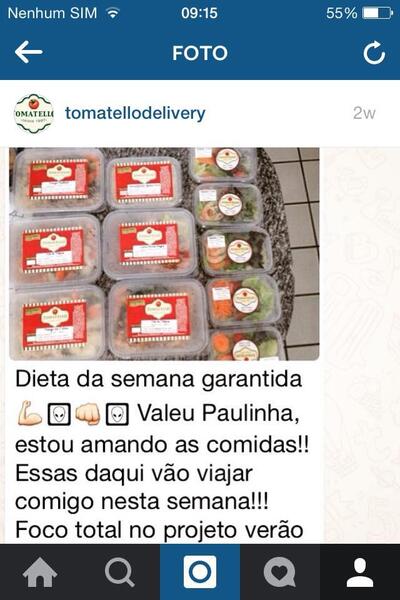 O logotipo do Tomatello Delivery e Restaurante