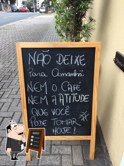 O menu do quadro negro mostra as opções disponíveis