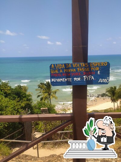 a parte exterior é uma característica importante do Let’s Club Pipa