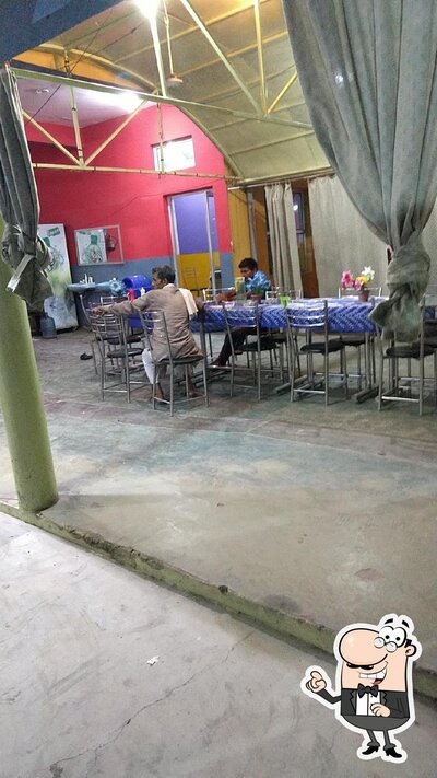 The interior of Zayka Restaurant