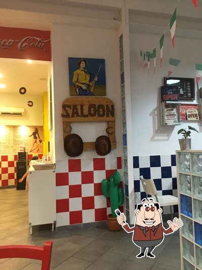 Cibo al Luca's burger