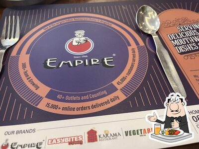 Food at Empire Restaurant