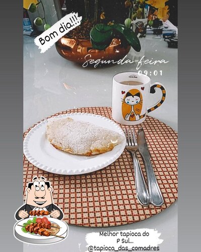 Comida em Tapioca das Comadres