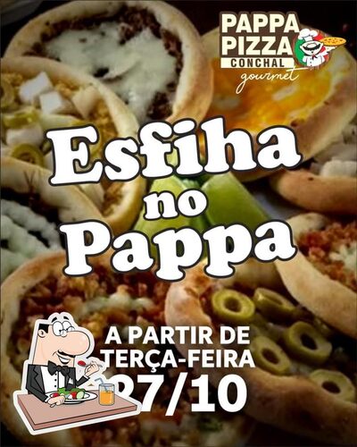 Platos en Pappa Pizza Conchal