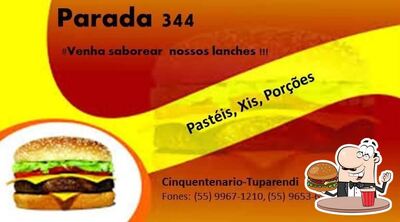 Delicie-se com um hambúrguer no Parada 344
