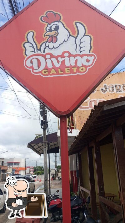 Desfrute da vista da área externa do Divino Galeto- Divine Rooster