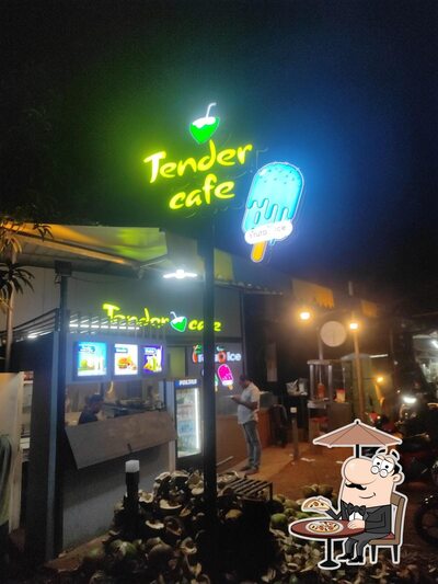You can get some fresh air outside Tender Cafe