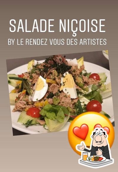 Food at Rendez-Vous des Artistes