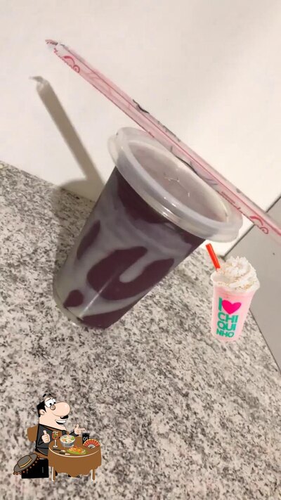 Platos en Point do sorvete e açaí