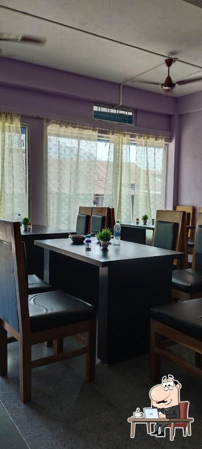 The interior of Shambhu Hotel